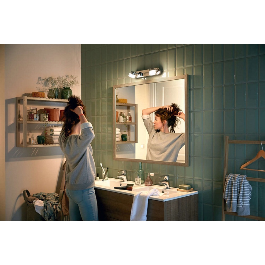 Philips 34173/11/P0 - Luminaire LED salle de bain MYBATHROOM RESORT 2xLED/4,5W/230V