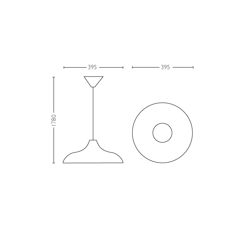 Philips - Lustre 1xE27/40W/230V