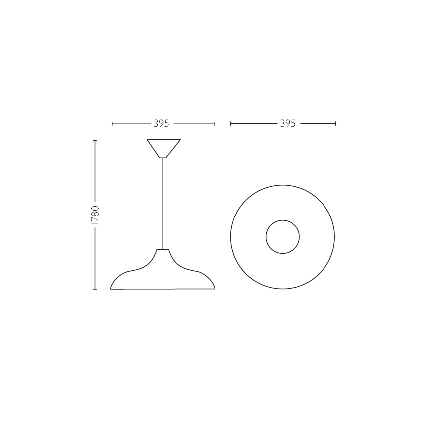 Philips 36532/30/E7 - Suspension MYLIVING SURREY E27/60W/230V