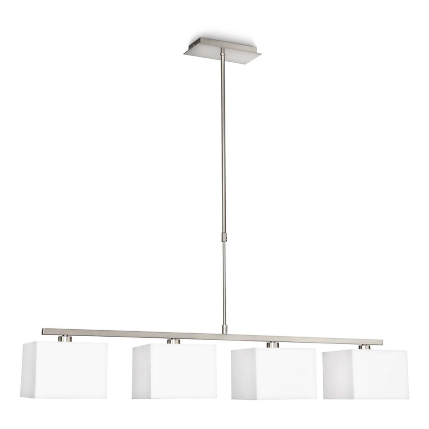 Philips 36676/31/16 - Lustre avec tige MYLIVING ELY 4xE14/42W/230V