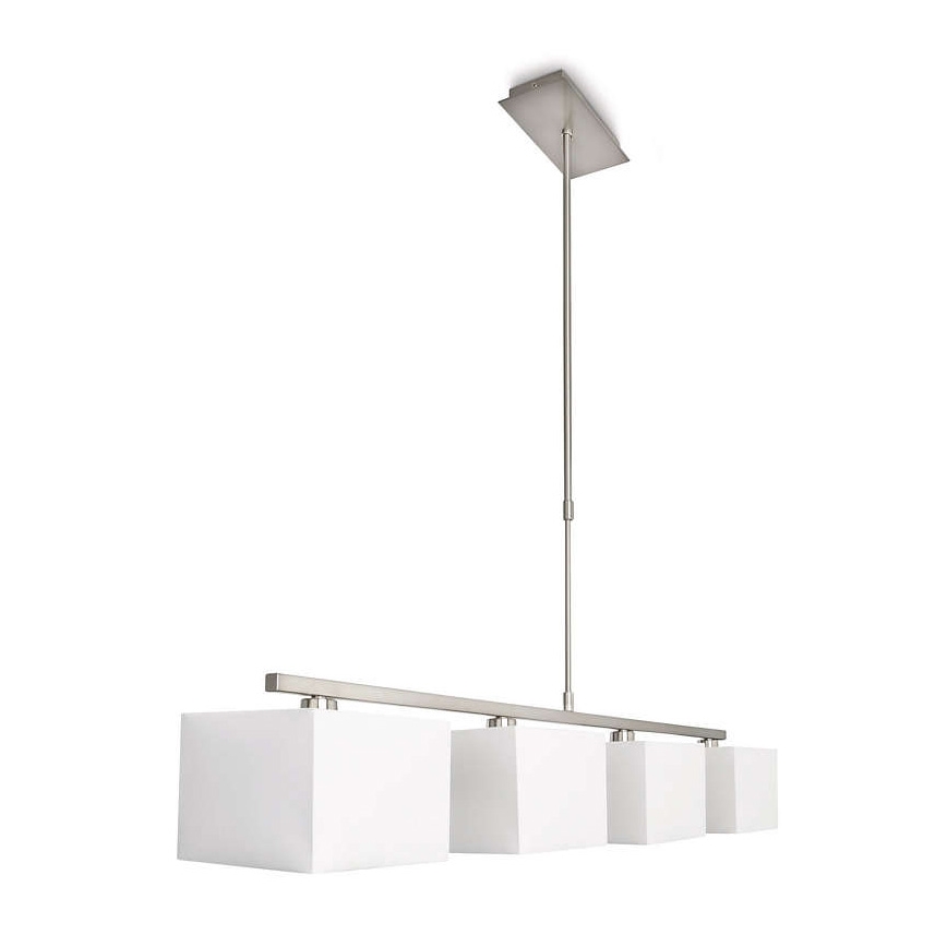 Philips 36676/31/16 - Lustre avec tige MYLIVING ELY 4xE14/42W/230V