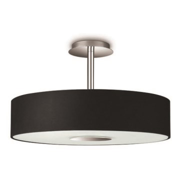 Philips 37481/30/16 - Lustre plafonnier FLORA 3xE14/60W noir