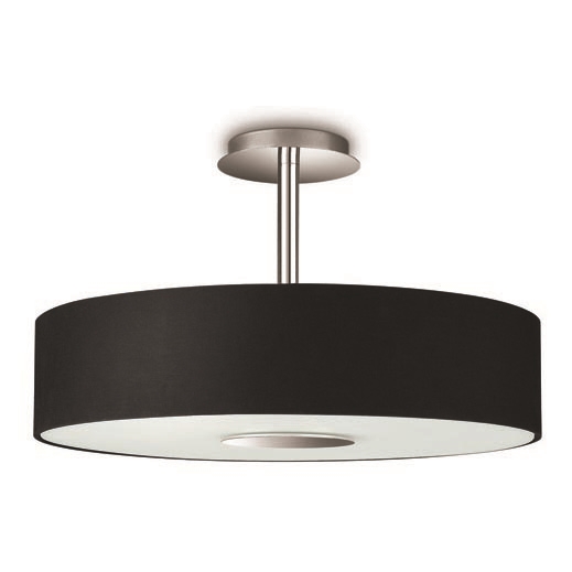 Philips 37481/30/16 - Lustre plafonnier FLORA 3xE14/60W noir