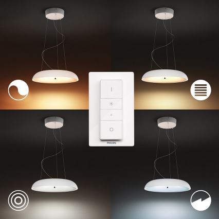 Philips - Suspension filaire à intensité variable LED Hue AMAZE LED/39W/230V + télécommande