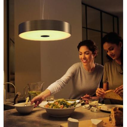 Philips - Suspension filaire à intensité variable LED/33,5W/230V + télécommande