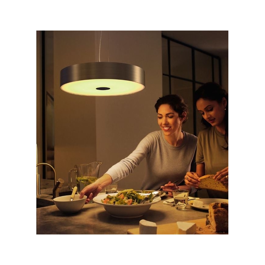 Philips - Suspension filaire à intensité variable LED/33,5W/230V + télécommande