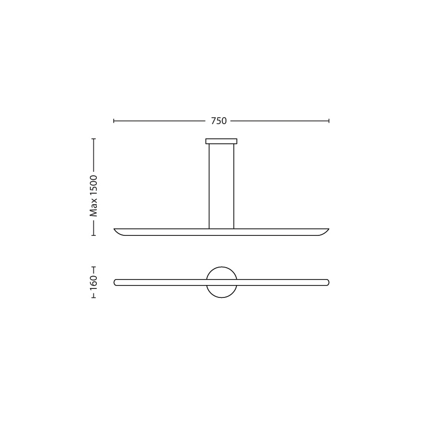 Philips 40747/48/16 - Lustre LED MYLIVING SELV 2xLED/6,5W/230V