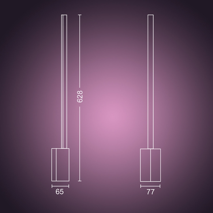 Philips 40801/48/P9 - Lampe de table LED HUE SIGNE 1xLED/14W/230V