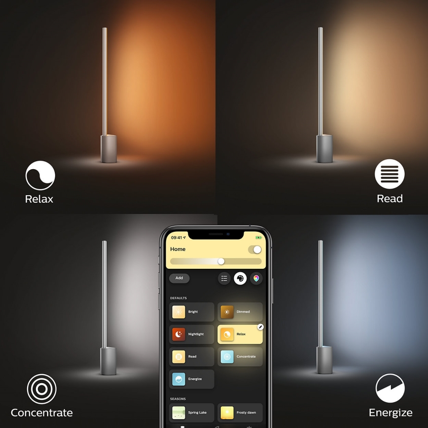 Philips 40801/48/P9 - Lampe de table LED HUE SIGNE 1xLED/14W/230V