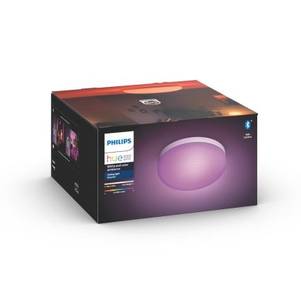 Philips - Plafonnier LED RGBW à intensité variable Hue FLOURISH White And Color Ambiance LED/32W/230V