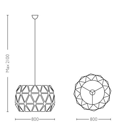 Philips - Suspension E27/60W/230V