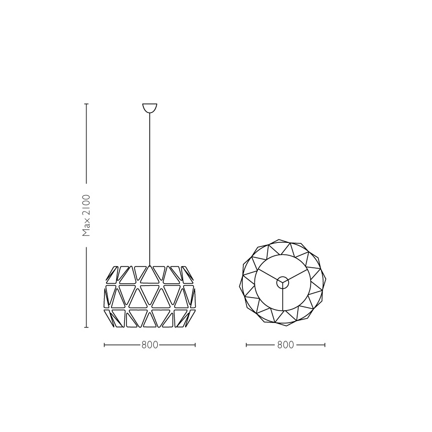 Philips - Suspension E27/60W/230V