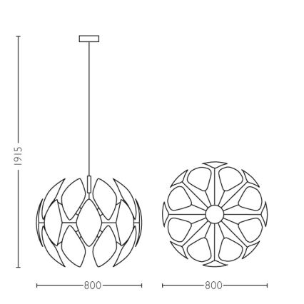 Philips - Suspension E27/60W/230V