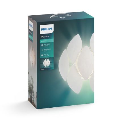 Philips 40963/31/PN - Applique murale MYLIVING CHIFFON 1xE27/60W/230V