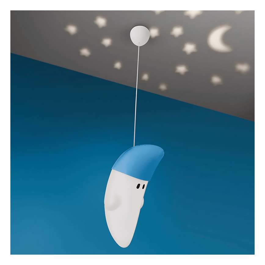 Philips 41072/35/16 - Lustre enfant MYKIDSROOM BUDDY MOON 1xE27/20W+1xLED/2W/230V