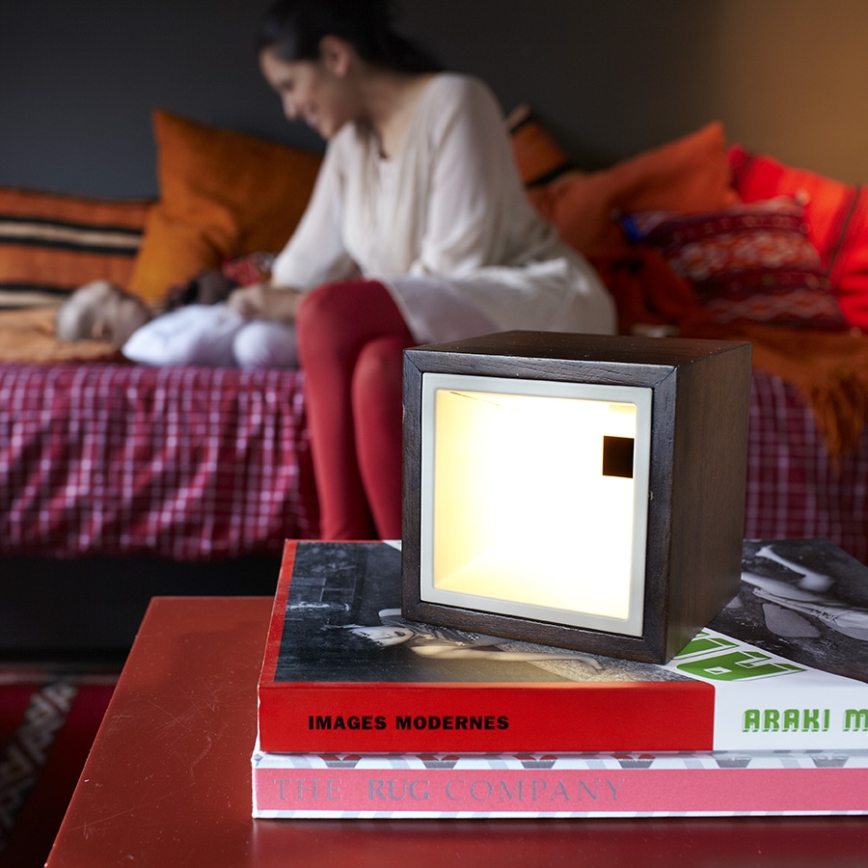 Philips 43268/86/16 - lampe de table LED KUBIZ 2xLED/2,5W rust