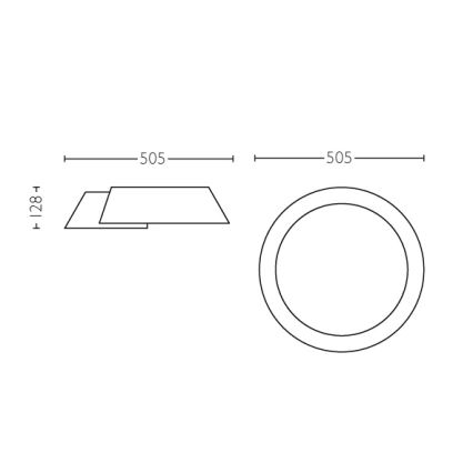 Philips 49020/31/P1 - plafonnier LED INSTYLE NONAGON 1xLED/10W/230V