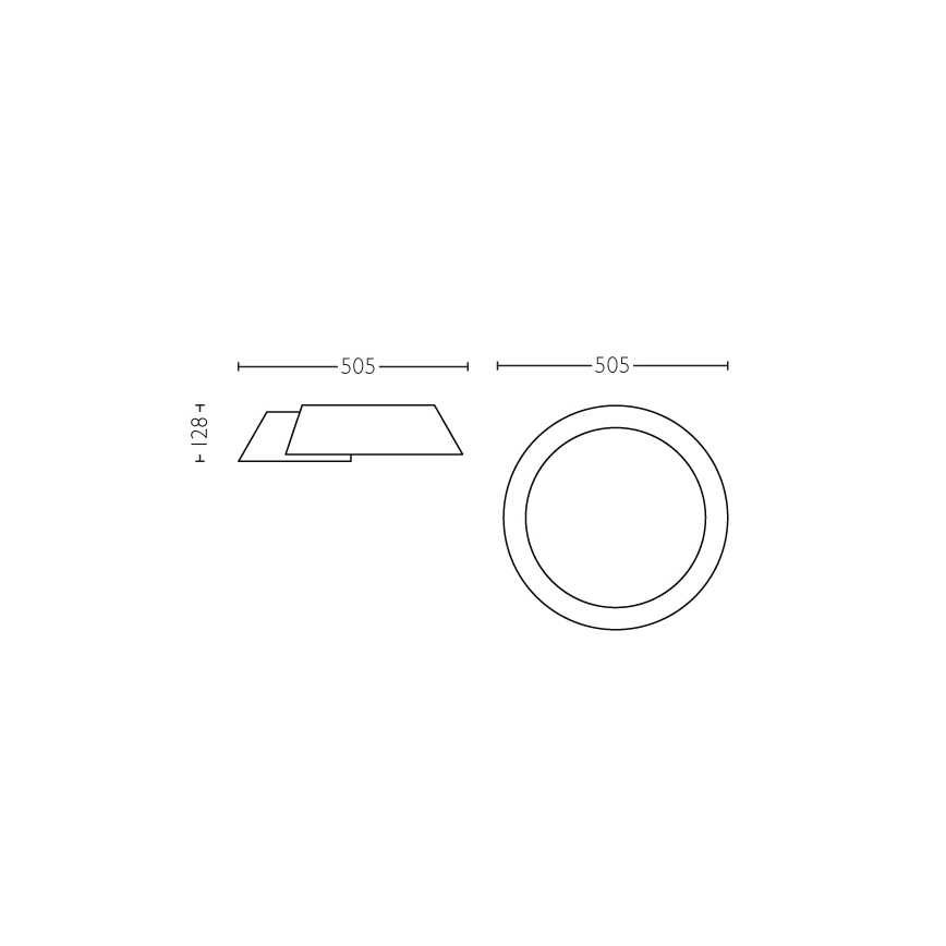 Philips 49020/31/P1 - plafonnier LED INSTYLE NONAGON 1xLED/10W/230V