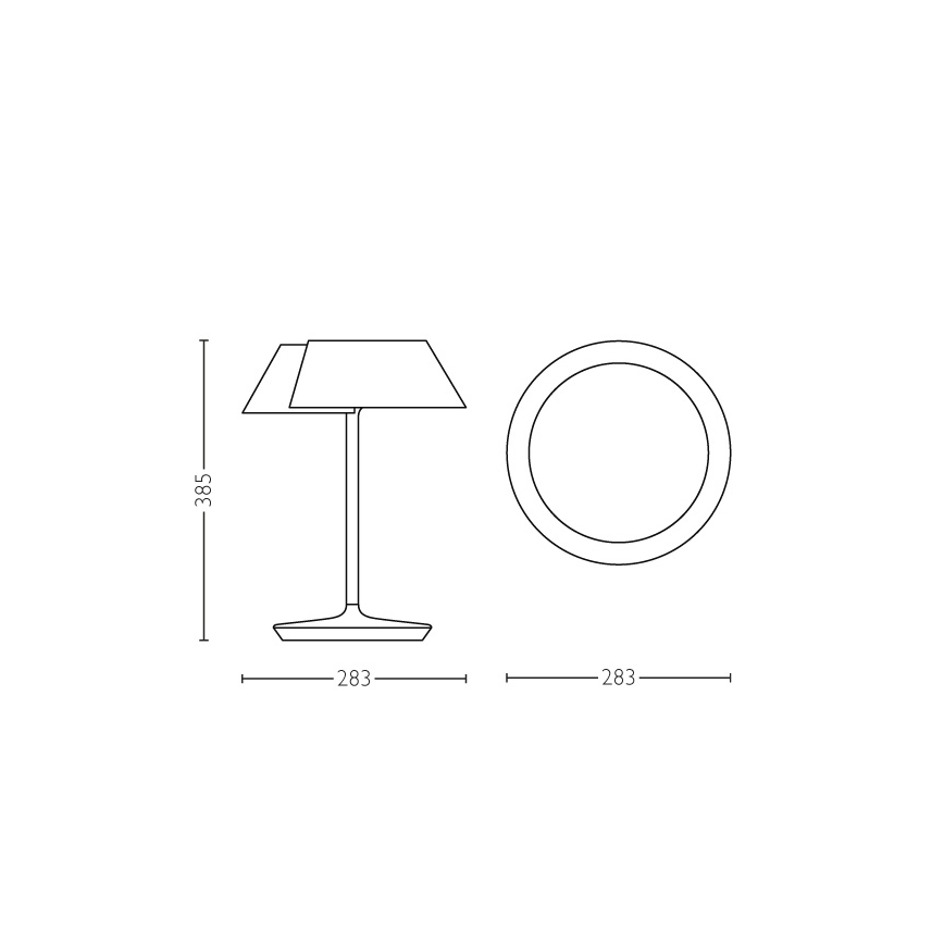 Philips 49023/31/P1 - Lampe de table à intensité variable LED INSTYLE NONAGON 1xLED/7W/230V