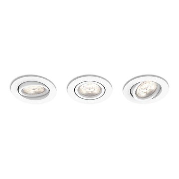 Philips 50113/31/P0 - PACK 3x Suspension LED à intensité variable CASEMENT LED/4,5W/230V