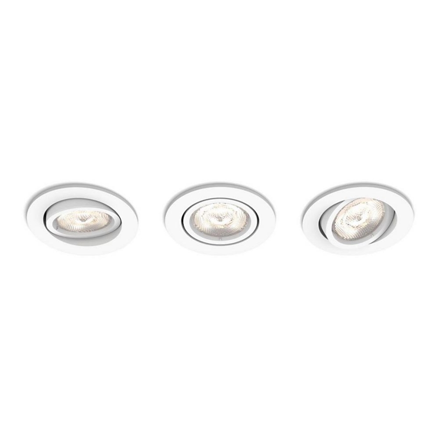 Philips 50113/31/P0 - PACK 3x Suspension LED à intensité variable CASEMENT LED/4,5W/230V
