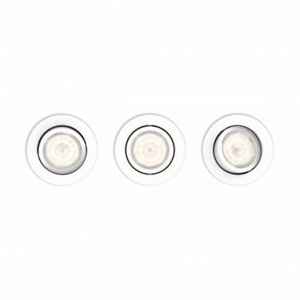 Philips 50113/31/P0 - PACK 3x Suspension LED à intensité variable CASEMENT LED/4,5W/230V