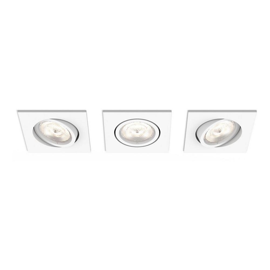 Philips 50123/31/P0 - PACK 3x Suspension LED à intensité variable MYLIVING CASEMENT LED/4,5W/230V