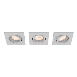 Philips 50193/87/PN - PACK 3x Spot encastrable ENNEPER 3xGU10/5,5W/230V