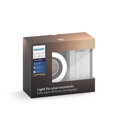 Philips - Luminaire LED à intensité variable Hue MILLISKIN 1xGU10/5,5W/230V