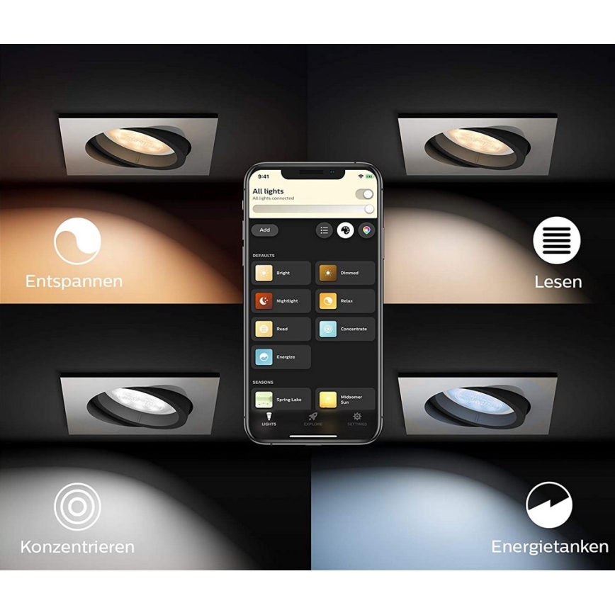 Philips  - Spot à intensité variable LED Hue MILLISKIN 1xGU10/5W/230V