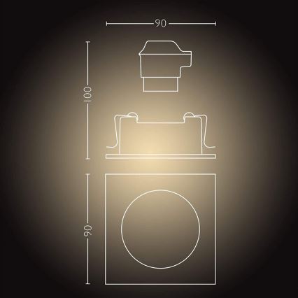 Philips  - Spot à intensité variable LED Hue MILLISKIN 1xGU10/5W/230V