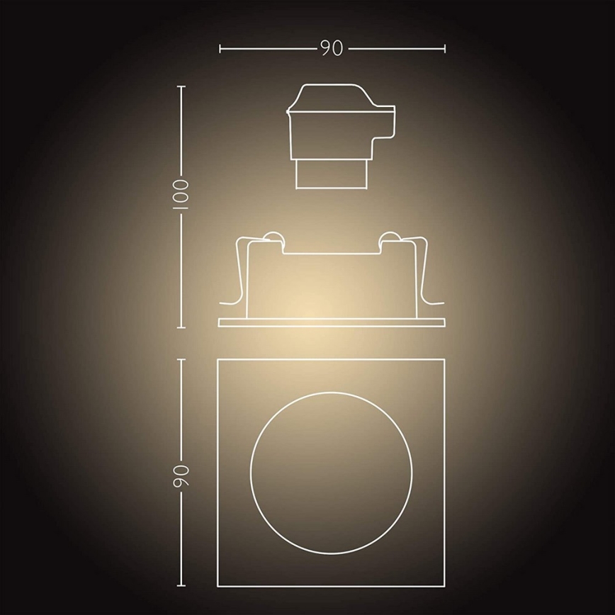 Philips  - Spot à intensité variable LED Hue MILLISKIN 1xGU10/5W/230V