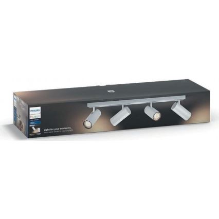 Philips 50464/31/P7 - Spot LED à intensité modulable HUE BURATTO 4xGU10/5,5W