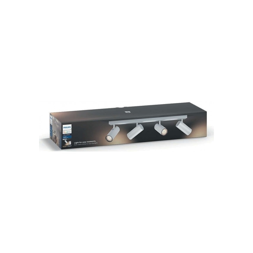 Philips 50464/31/P7 - Spot LED à intensité modulable HUE BURATTO 4xGU10/5,5W
