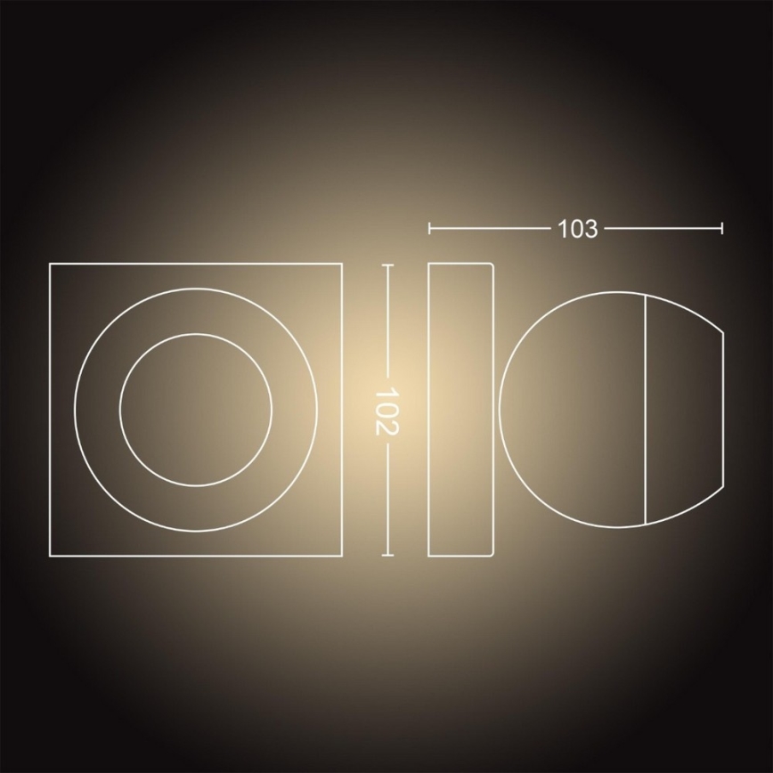 Philips - Spot à intensité variable Hue BUCKRAM LED 1xGU10/5W/230V