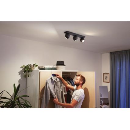 Philips - Spot à intensité variable LED Hue BUCKRAM 3xGU10/5W/230V