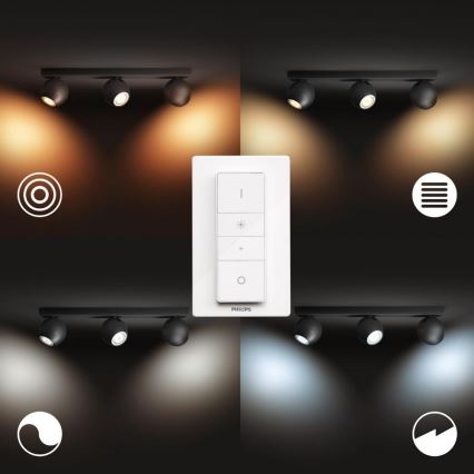 Philips - Spot à intensité variable LED Hue BUCKRAM 3xGU10/5W/230V