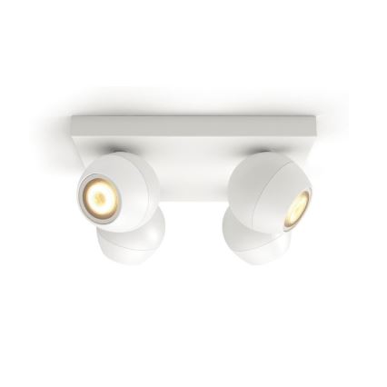 Philips - Spot à intensité variable LED Hue BUCKRAM 4xGU10/5W/230V