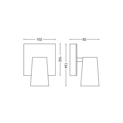 Philips - Spot 1xGU10/5,5W/230V