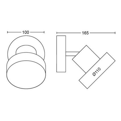 Philips 50601/31/P0 - Spot LED BUKKO LED/4,5W/230V