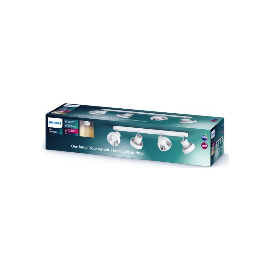 Philips 50604/31/P0 - Spot LED BUKKO 4xLED/4,3W/230V