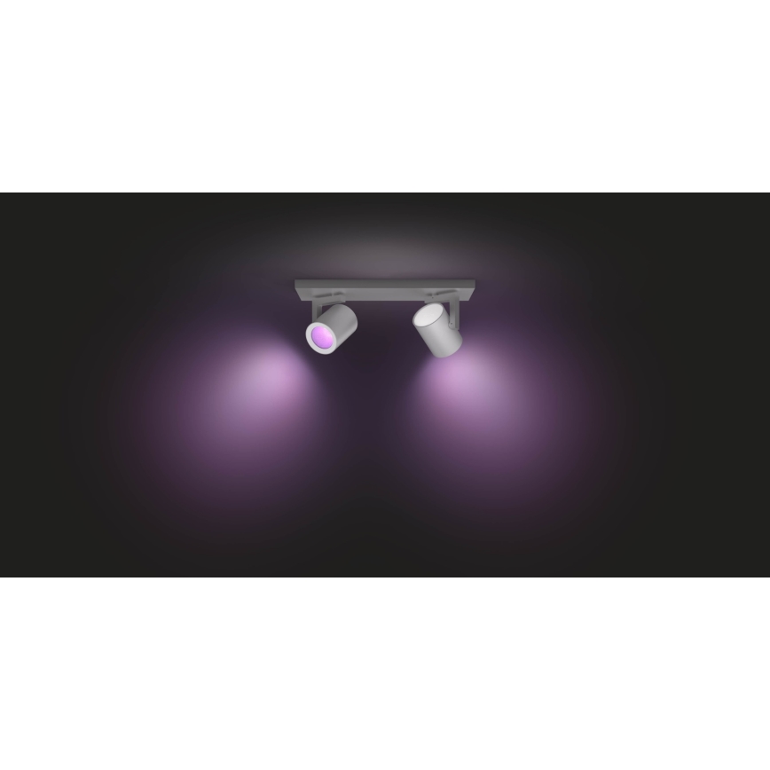 Philips 50622/48/P7 - Spot LED HUE ARGENA 2xGU10/5,7W/230V