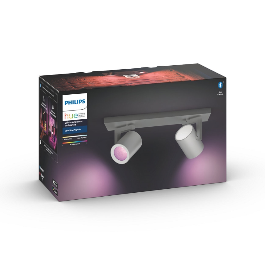 Philips 50622/48/P7 - Spot LED HUE ARGENA 2xGU10/5,7W/230V