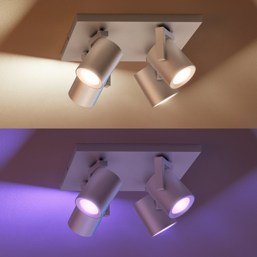 Philips 50624/48/P7 - Spot LED HUE ARGENA 4xGU10/5,7W/230V