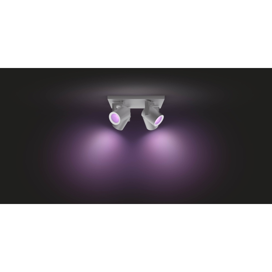 Philips 50624/48/P7 - Spot LED HUE ARGENA 4xGU10/5,7W/230V