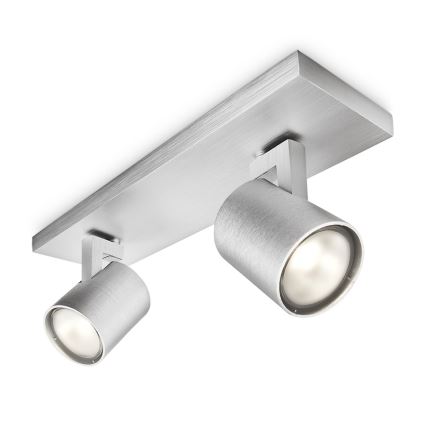 Philips - Spot orientable RUNNER 2xGU10/20W/230V