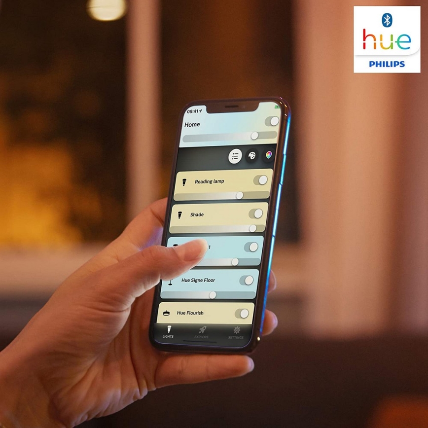 Philips - Spot à intensité variable LED Hue RUNNER 3xGU10/5W/230V + télécommande