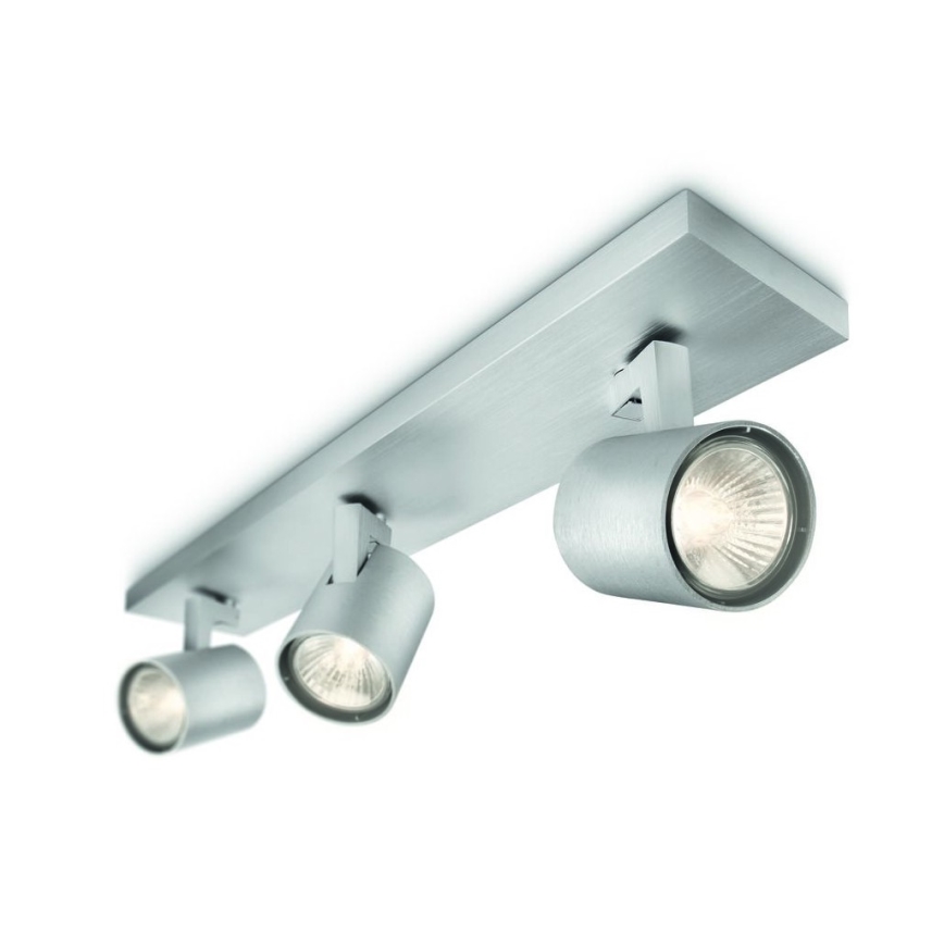 Philips - Spot LED RGBW dimmable 3xGU10/6W/230V chrome mat + télécommande