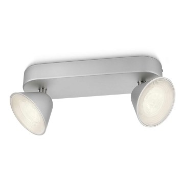 Philips 53282/48/16 - Spot TWEED 2xLED/3W/230V