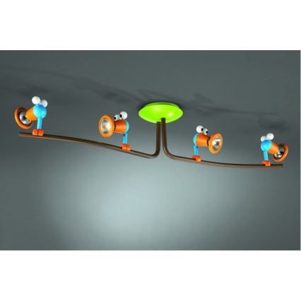 Philips 56314/55/16 - Spot enfant MYKIDSROOM BIRDEY 4xGU10/35W/230V